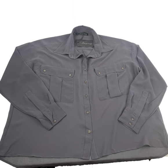 PATTERSON J KINCAID Originals Sheer Blouse - Picture 7 of 8